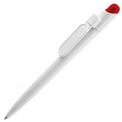 Ручка Mir с овальным клипом под наклейку, красный, Италия