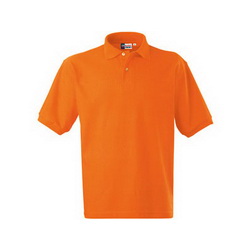 Рубашка-поло XXL,хлопок 100%, плотность 180 г/кв. м, оранжевый