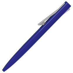 Ручка шариковая Ватерлоо с серебристым клипом, металл, пластик