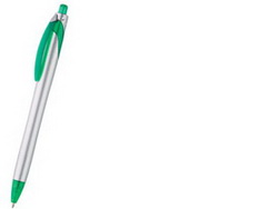 Ручка Сицилия Сильвер шариковая, пластик, зеленый
