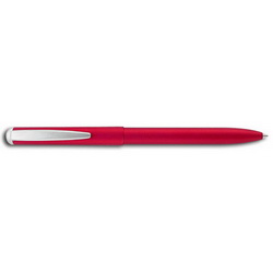 Ручка Paragon шариковая, металл, хром, красный