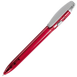 Ручка X-Three Transparent, Италия красный