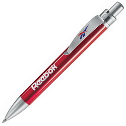 Ручка Futura, металл, пластик, красный, Италия