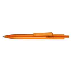 Ручка шариковая Centrix Clear, цвет оранжевый