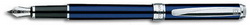 Ручка перьевая Venecia Chrome, металл, синий