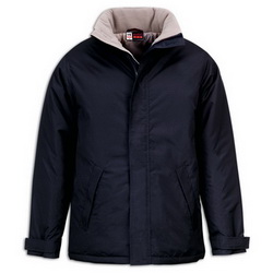 Куртка утепленная водонепроницаемая, S, с капюшоном, 100 % полиэстер с акриловой пропиткой, темно-си