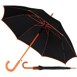 Зонт-трость-полуавтомат, полиэстр
