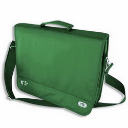 Сумка-портфель для документов, нейлон, цвет зеленый