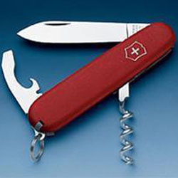 Нож Victorinox (Швейцария) 58 мм, красный