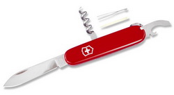 Нож армейский Victorinox (Швейцария), красный