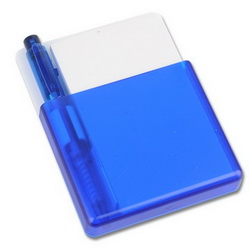 Подставка под ручку с бумажным блоком для автомобиля, синий